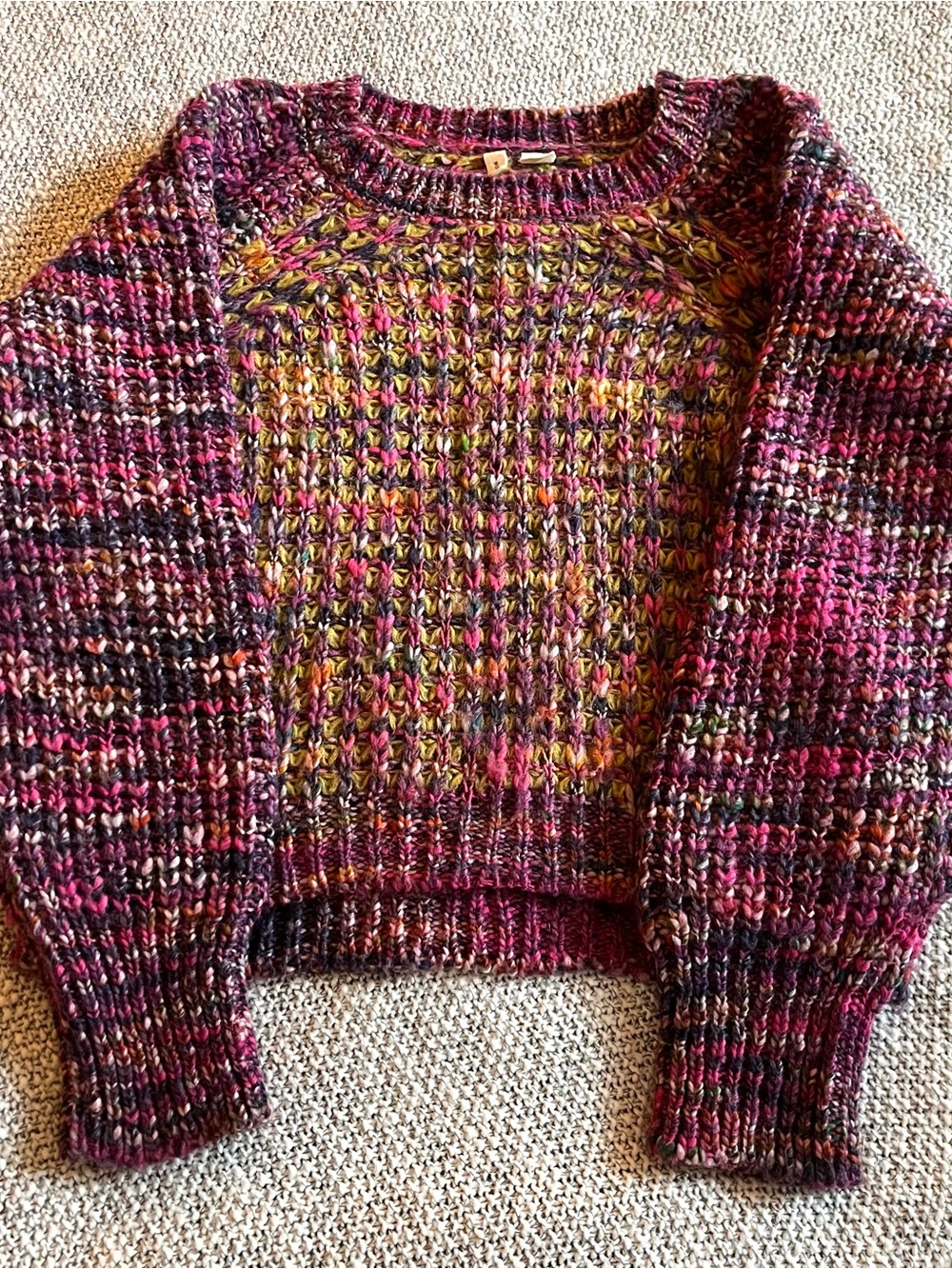 Moth for Anthropologie Hillwalk Sweater in Wool Mohair Blend Women’s Size Small